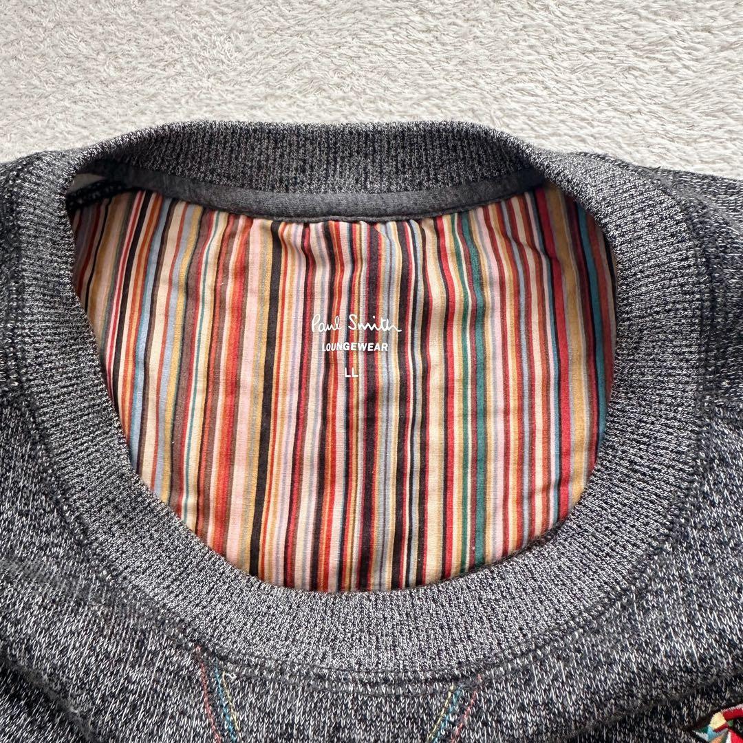 ポールスミス　スウェット　トレーナー　マルチストライプ　クリスタルラビット　現行