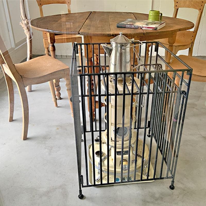 折りたたみ式 格子13本 ストーブガード アイアン 収納 アラジン トヨトミ