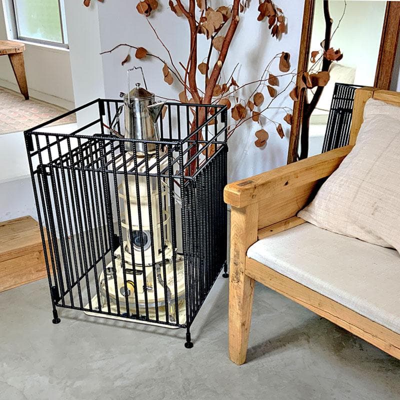 折りたたみ式 格子13本 ストーブガード アイアン 収納 アラジン トヨトミ
