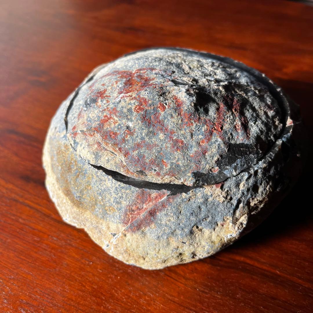 天然石　トレジャーメノウ　重量1.９kg 　幅約155mm