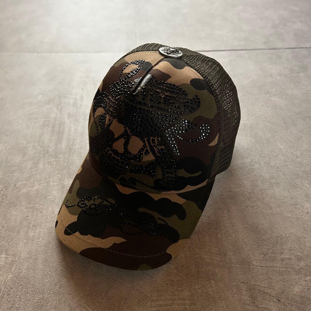 帽子 ed hardy grunge mesh cap y2k camouflage