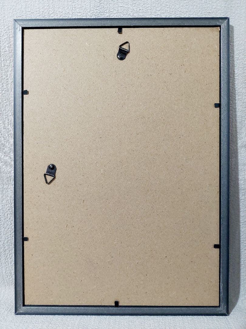 ★モダンアート★現代アート　抽象画　モノクロ　インテリア　原画　A4　フレーム付