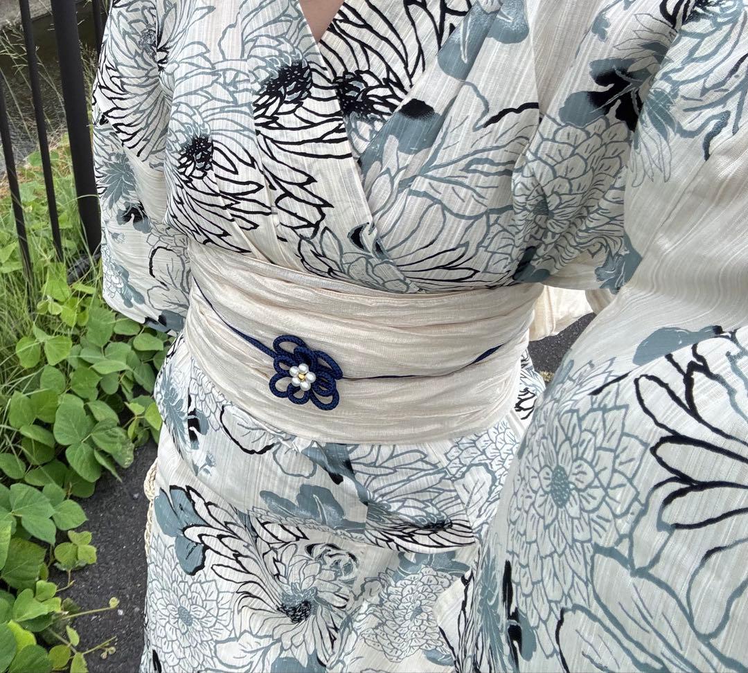 utatane 浴衣・帯・帯締め・下駄セット 4点セット