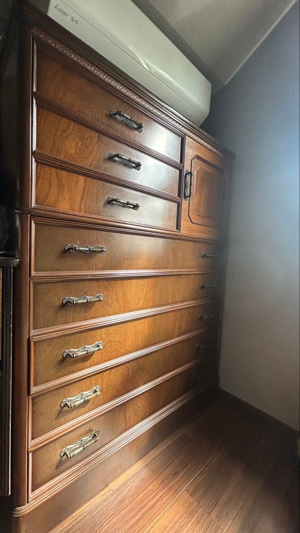 アンティーク ヴィンテージ家具 木製 洋箪笥 タンス