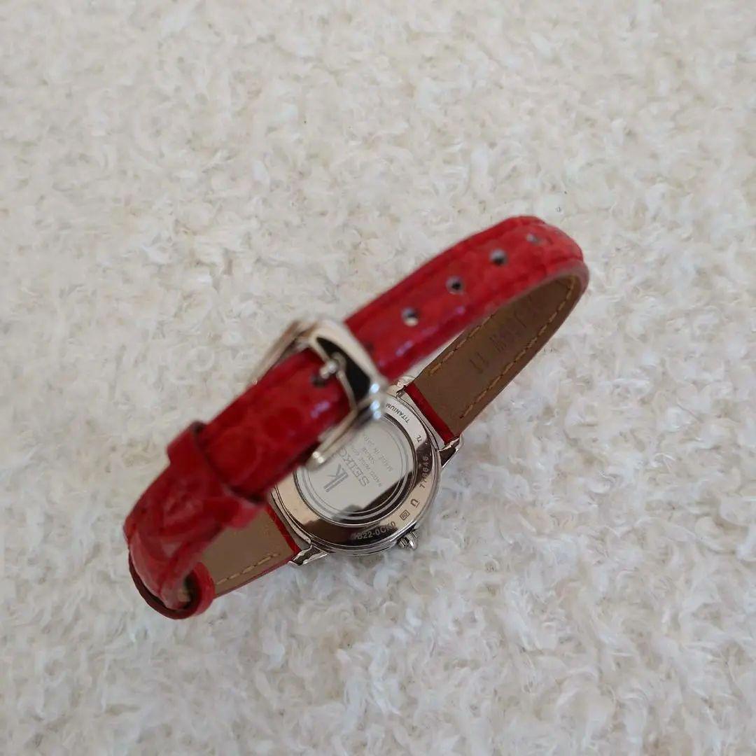 稼働 SEIKO ルキア レディース 腕時計 電波ソーラー 1Pダイヤ チタン