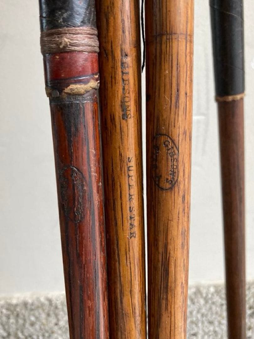 アンティーク　ゴルフクラブ　GIBSON SUPERSTAR ヒッコリー　4本
