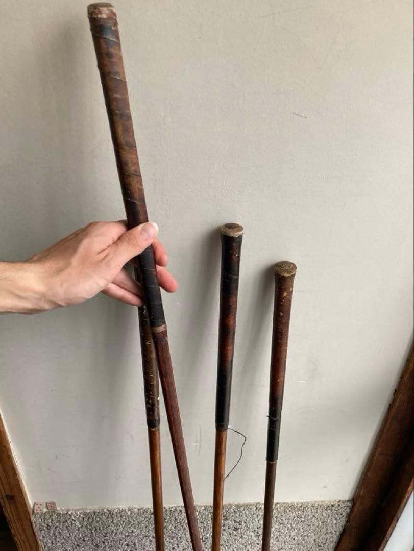 アンティーク　ゴルフクラブ　GIBSON SUPERSTAR ヒッコリー　4本