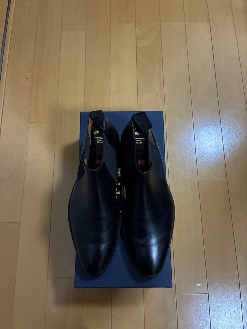 Jalan Sriwijaya サイドゴアブーツ ブラック