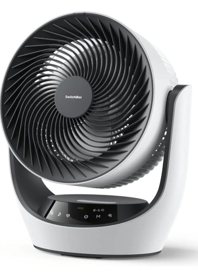 SwitchBot サーキュレーター 充電式バッテリー搭載 静音 首振り