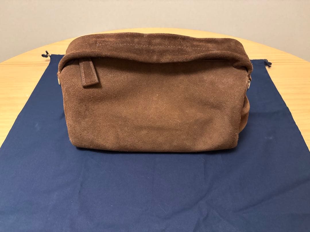 PRADA ロゴ スエード ショルダーバッグ 2VH188