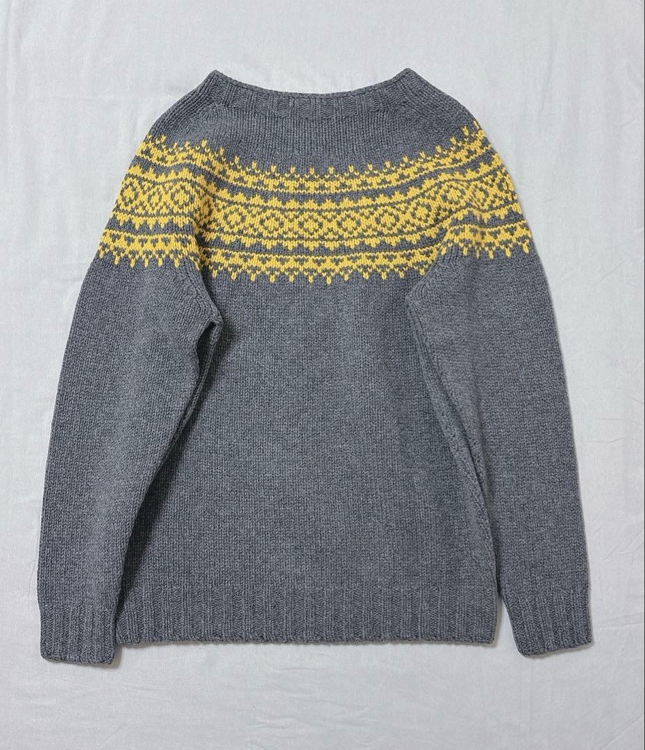 極美品✨英国製 MORRIS & SONSノルディックセーター Bshop