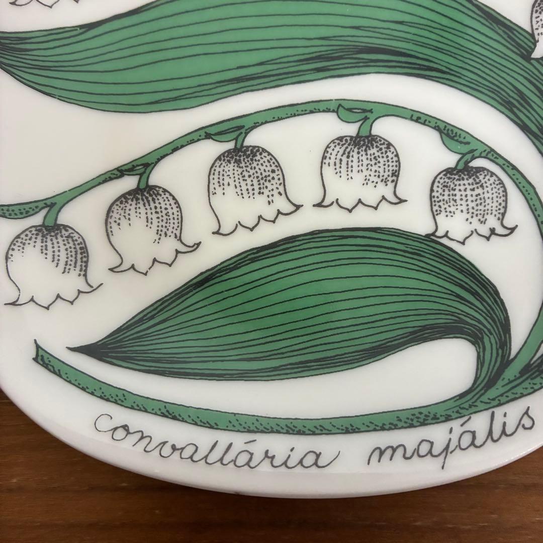 Arabia　ボタニカ　Convallaria majalis　ミニプレート