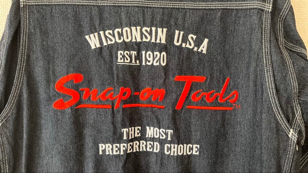 Snap-on スヌーピー つなぎ Peanuts L.W.D. スナップオン