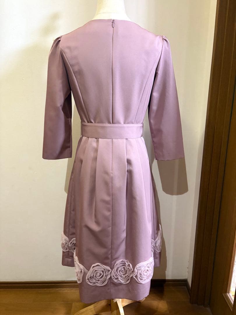 新品 定価49500円 エムズグレイシー 2024年 ローズ ワンピース 38