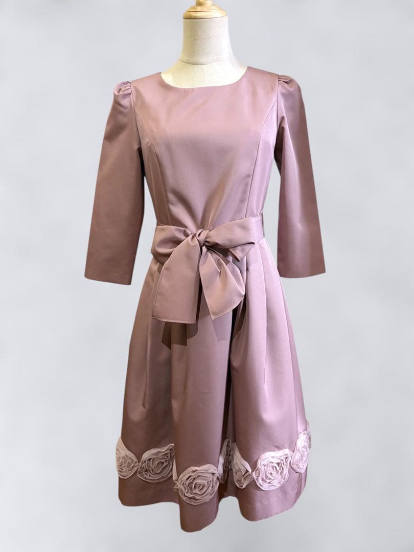 新品 定価49500円 エムズグレイシー 2024年 ローズ ワンピース 38