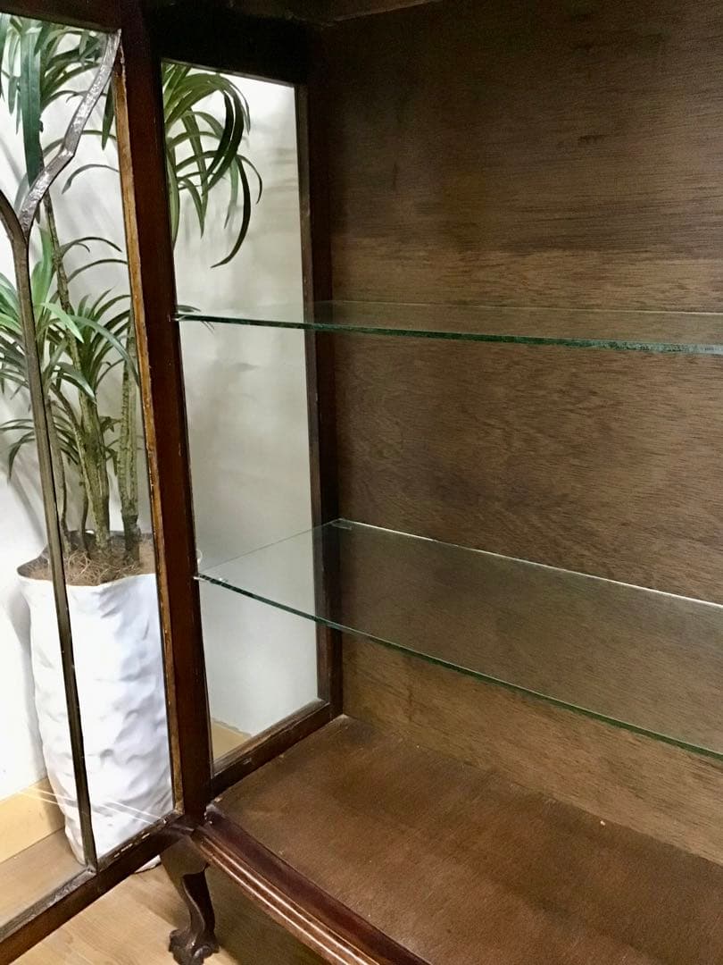 管220☆イギリス製☆アンティーク☆チャイナキャビネット☆マホガニー