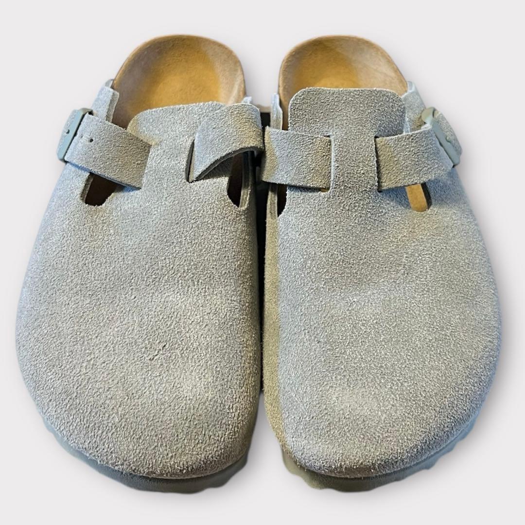 misa様【極美品】BIRKENSTOCK Boston グレー　スエード
