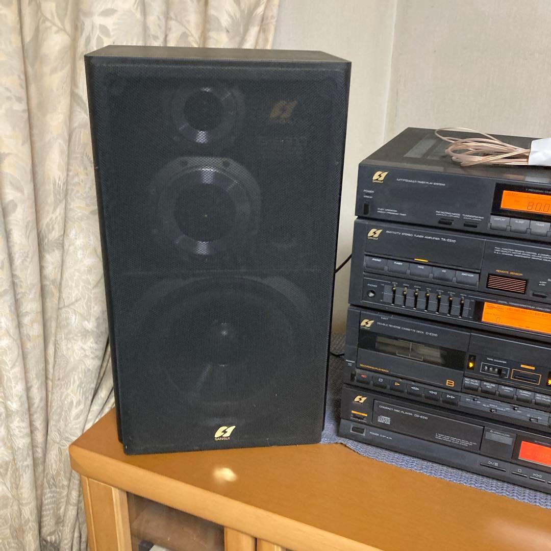 中古Sansui S-E310 CD・カセットWデッキセット[プレヤー別途販売]