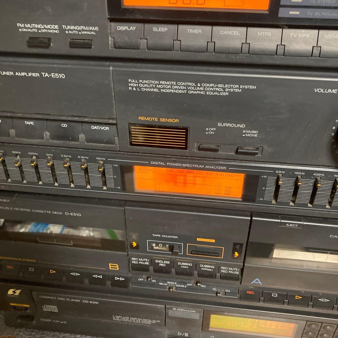 中古Sansui S-E310 CD・カセットWデッキセット[プレヤー別途販売]