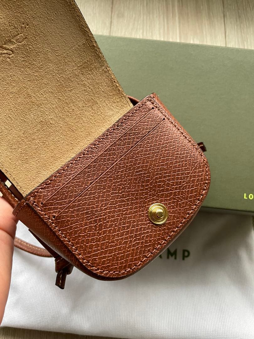 美品 ロンシャン エピュレ ケース ミニショルダー