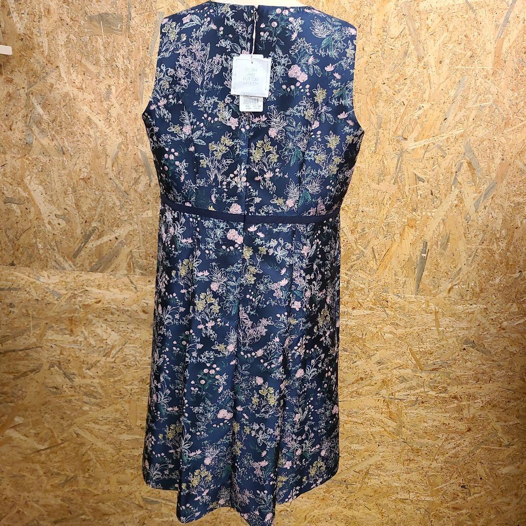 ROSE TIARA 花柄 ノースリーブ ワンピース タグ付き 46