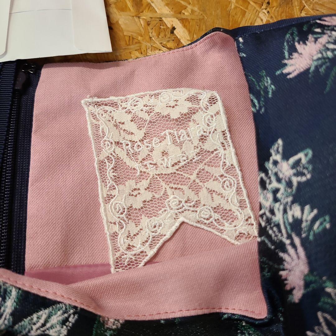 ROSE TIARA 花柄 ノースリーブ ワンピース タグ付き 46