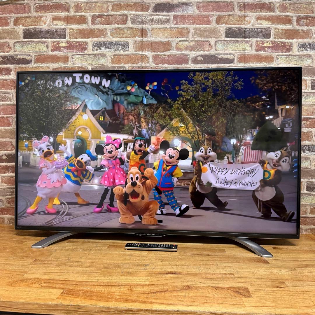 シャープ 55V型 4K 液晶テレビ AQUOS LC-55U30 動画アプリ○