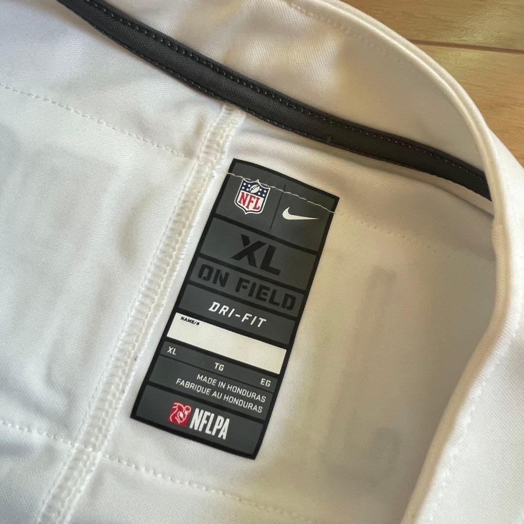 アメフト　レイダース　ジョシュジェイコブス　リミテッド　28番　白　XL