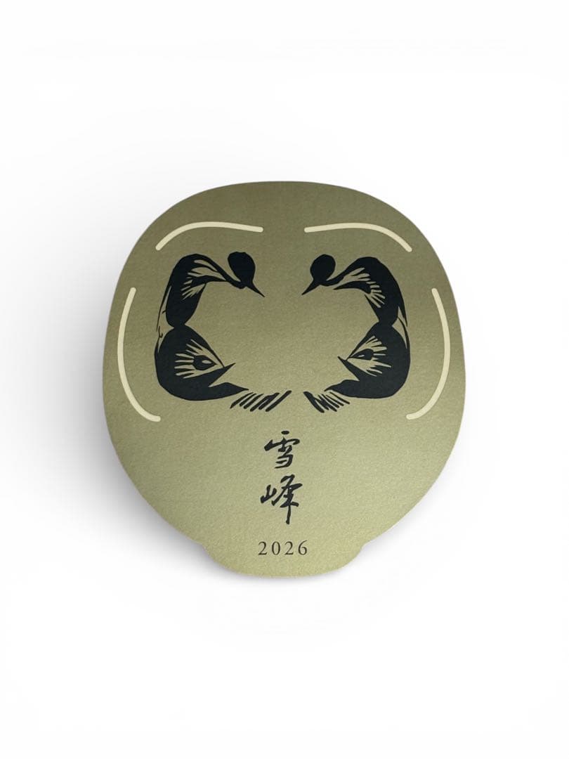 【激レア】  peak 2026 雪峰ダルマ　中小　ステッカー付き