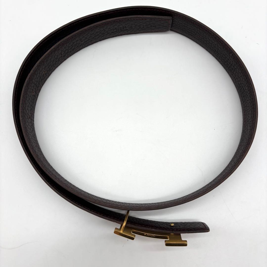 【極美品】エルメス ベルトバックル コンスタンス　リバーシブルベルト ⬜︎R 90