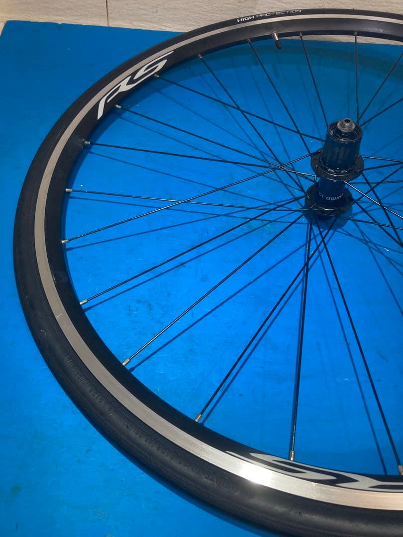 ★メンテ済WH-RS100 11sフリー 前後ホイール 25Cタイヤ クイック付