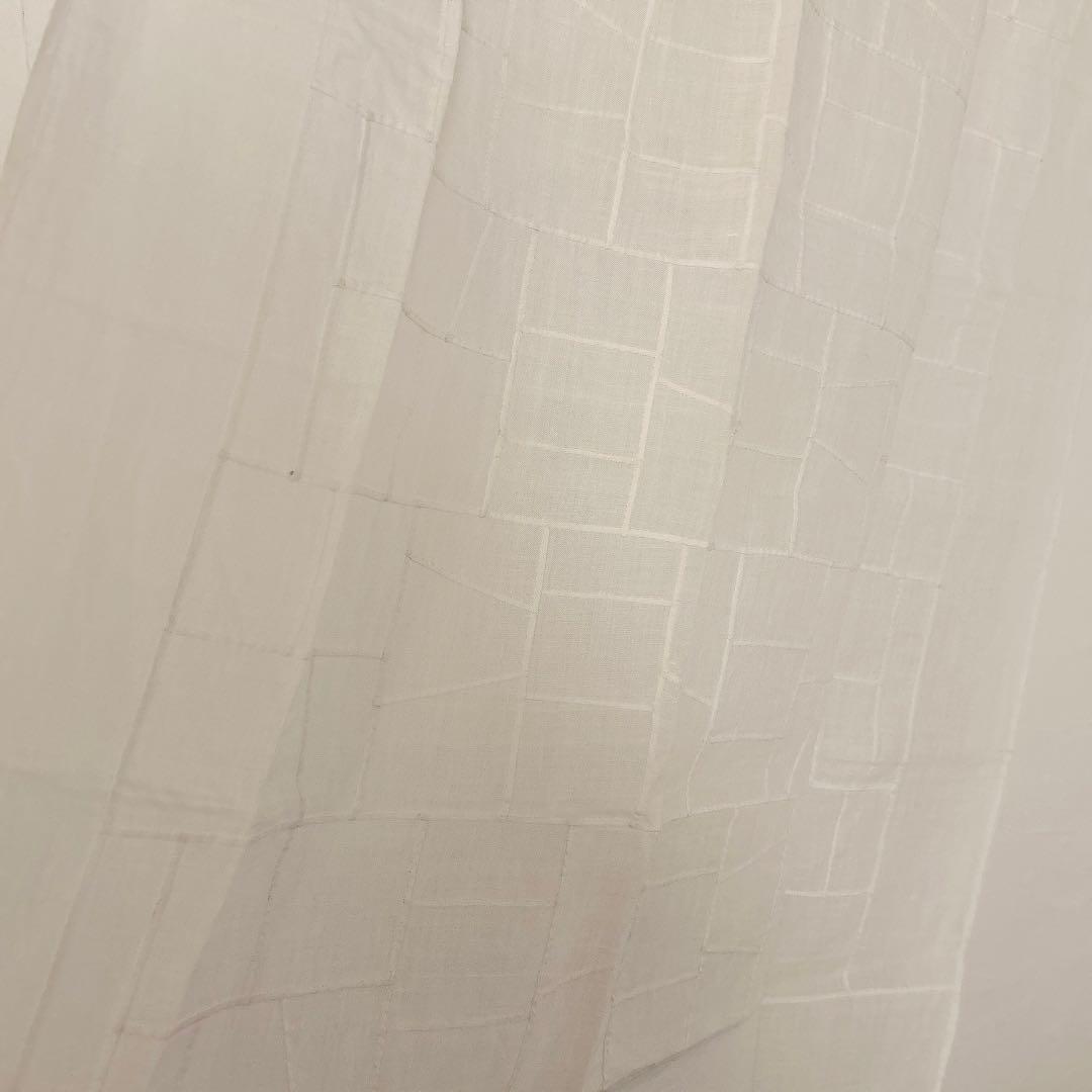 韓国 ポジャギ タペストリー ハンドメイド 苧麻 ホワイト *