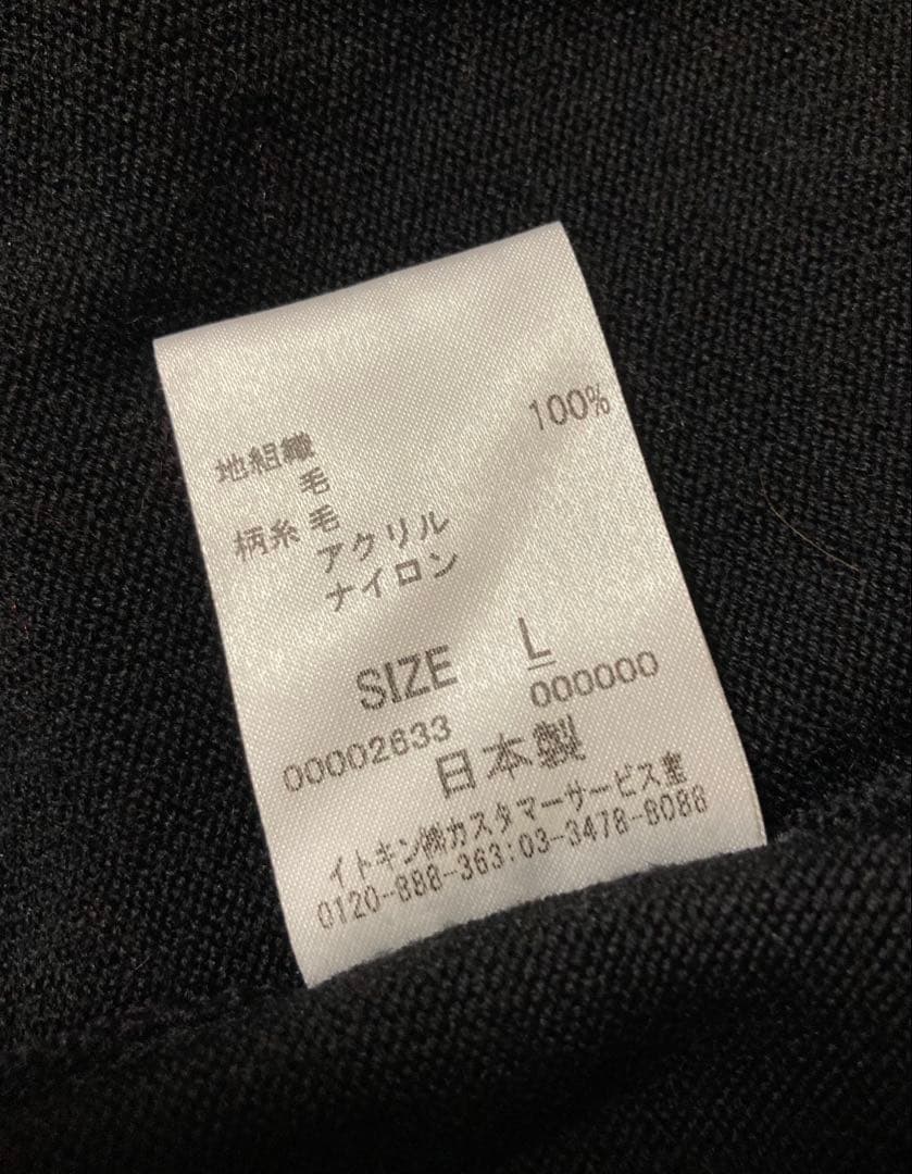 ⭐︎1/18のみタイムSALE⭐︎ シビラ　ニットワンピース バラ柄刺繍ブラック