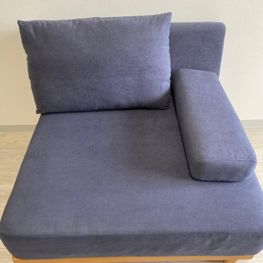 ※専用販売　soroi 一人掛けソファL ブルーグレー