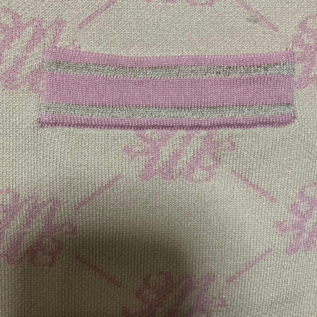 新品未使用モラビトスペル　ピンク系 ボタン付きカーディガン