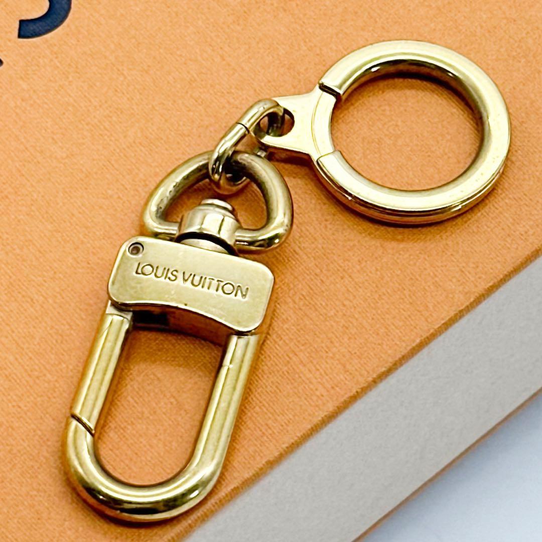 ルイヴィトン アノクレ バッグチャーム キーホルダー キーリング ゴールド