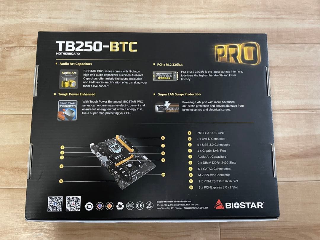 BIOSTAR TB250-BTC マザーボード