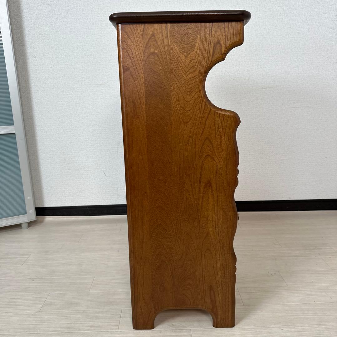 カリモク コロニアル 電話台 FAX台 花台 飾り台 収納棚 i4※