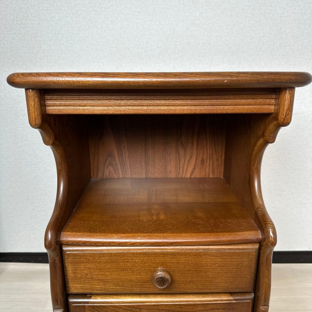 カリモク コロニアル 電話台 FAX台 花台 飾り台 収納棚 i4※