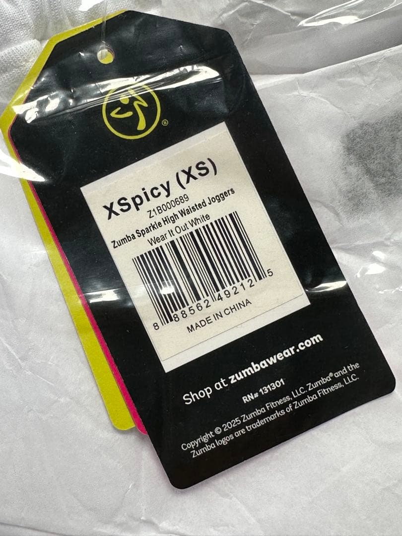 新品　正規品　ズンバ　ラスト　X S スパンコール　ジョガーパンツ