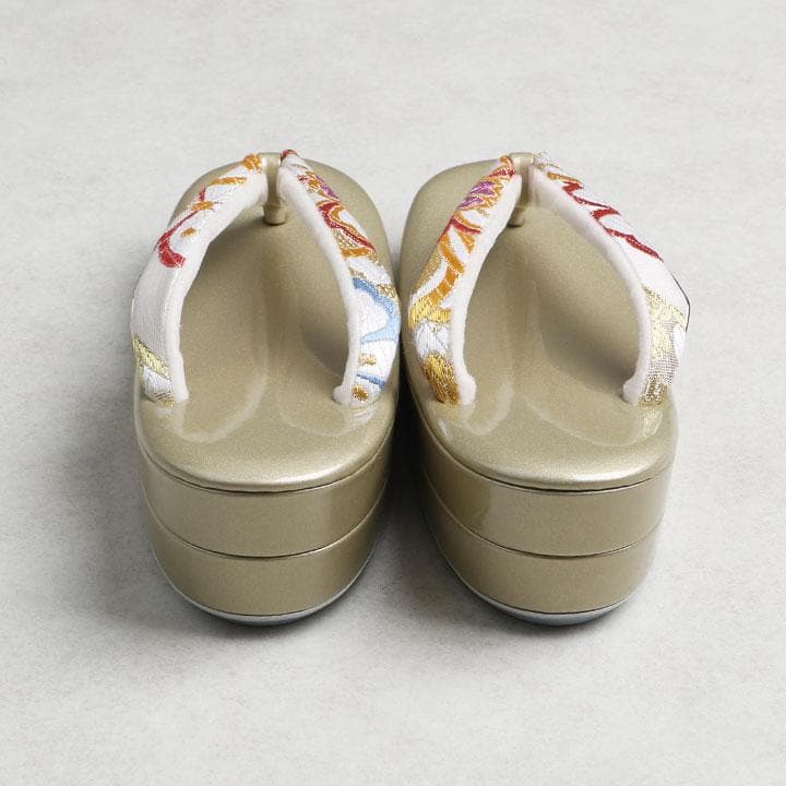 【新品】フォーマル草履バッグセット 24cm 古典柄 帯地 　02966