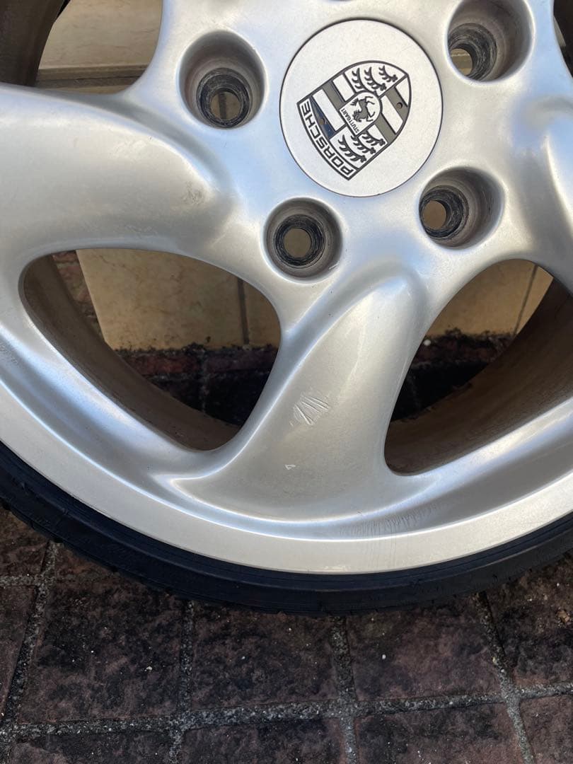 ポルシェ　ボクスター986純正17インチ7j タイヤホイール4本セット