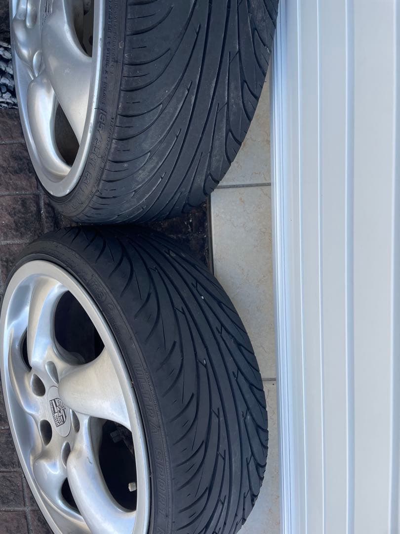 ポルシェ　ボクスター986純正17インチ7j タイヤホイール4本セット