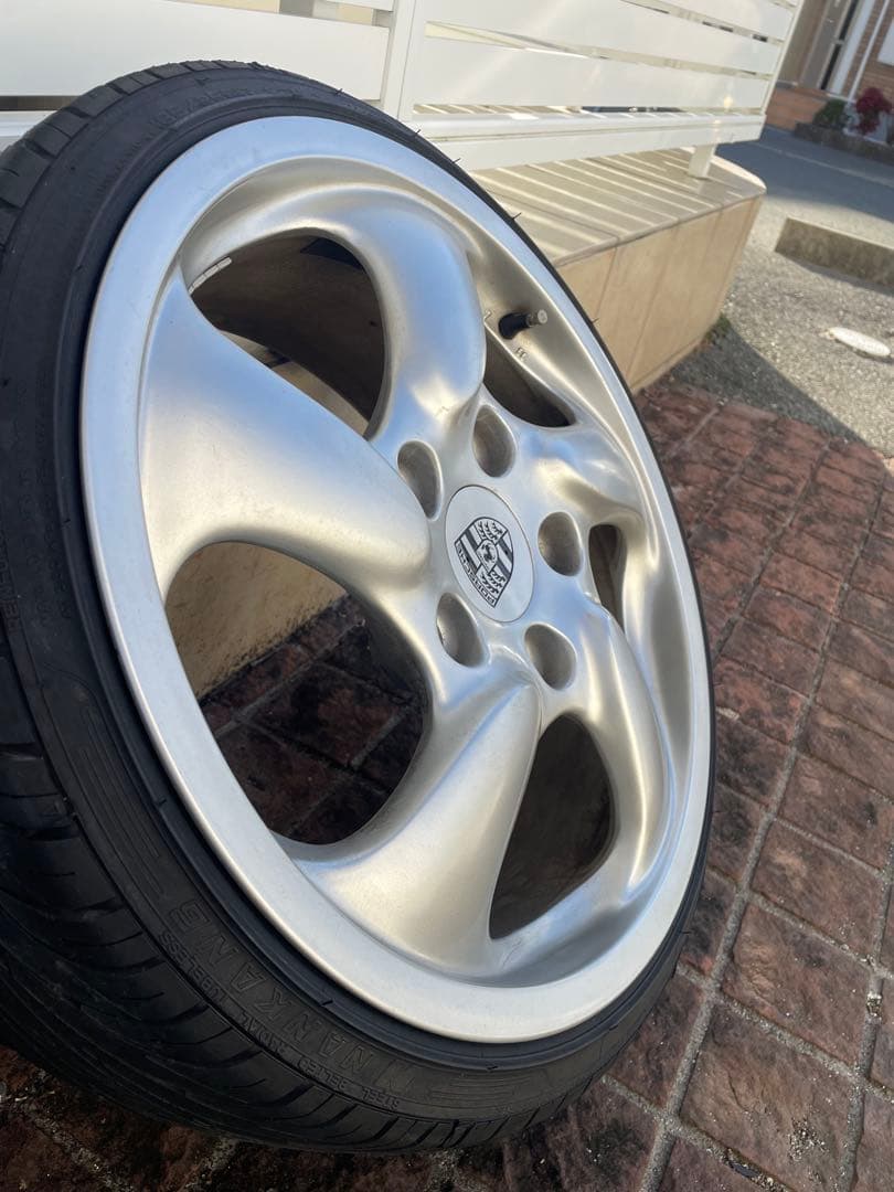 ポルシェ　ボクスター986純正17インチ7j タイヤホイール4本セット