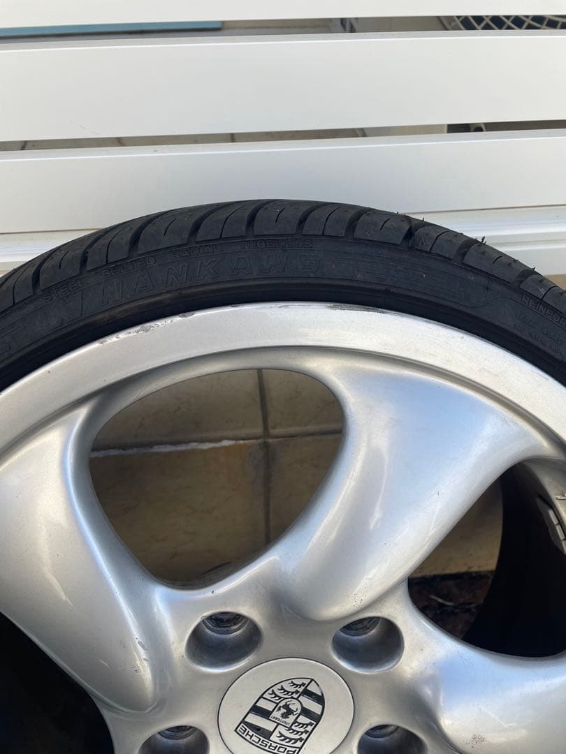 ポルシェ　ボクスター986純正17インチ7j タイヤホイール4本セット