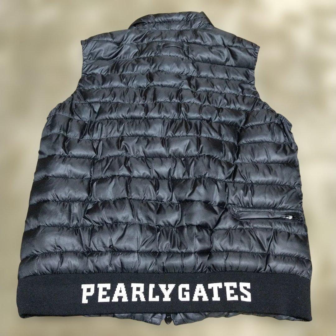 美品 PEARLY GATES パーリーゲイツ ブラック ダウンベスト サイズ4