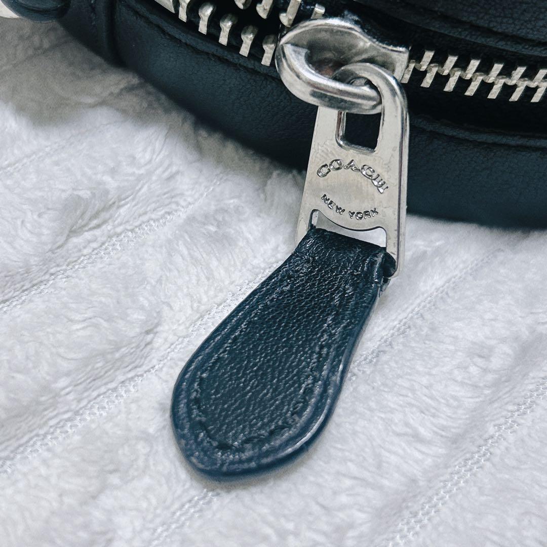 COACH シグネチャー　ビジネスバッグ レザー　グレー　ブラック　メンズ