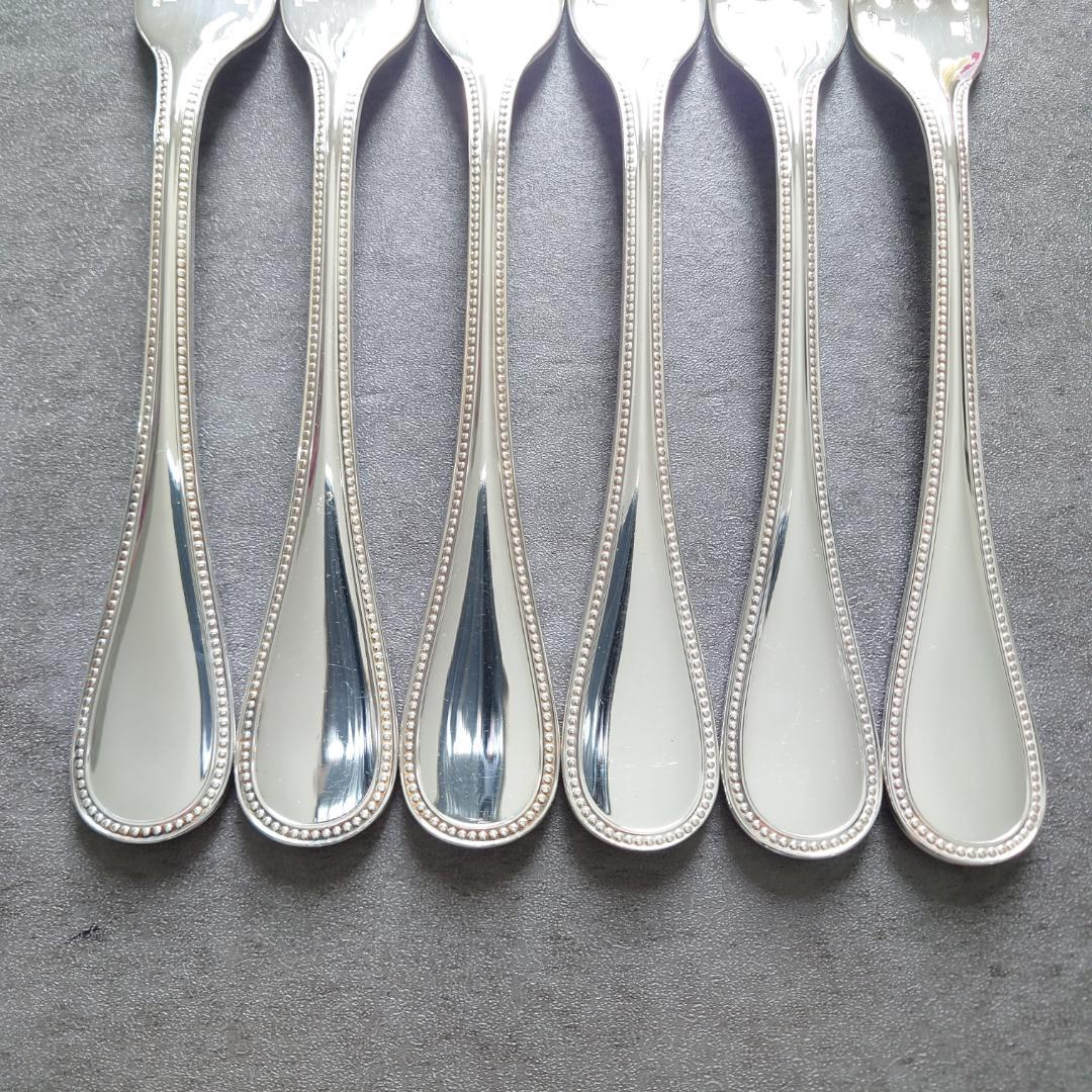 美品 クリストフル パール テーブルフォーク 6点