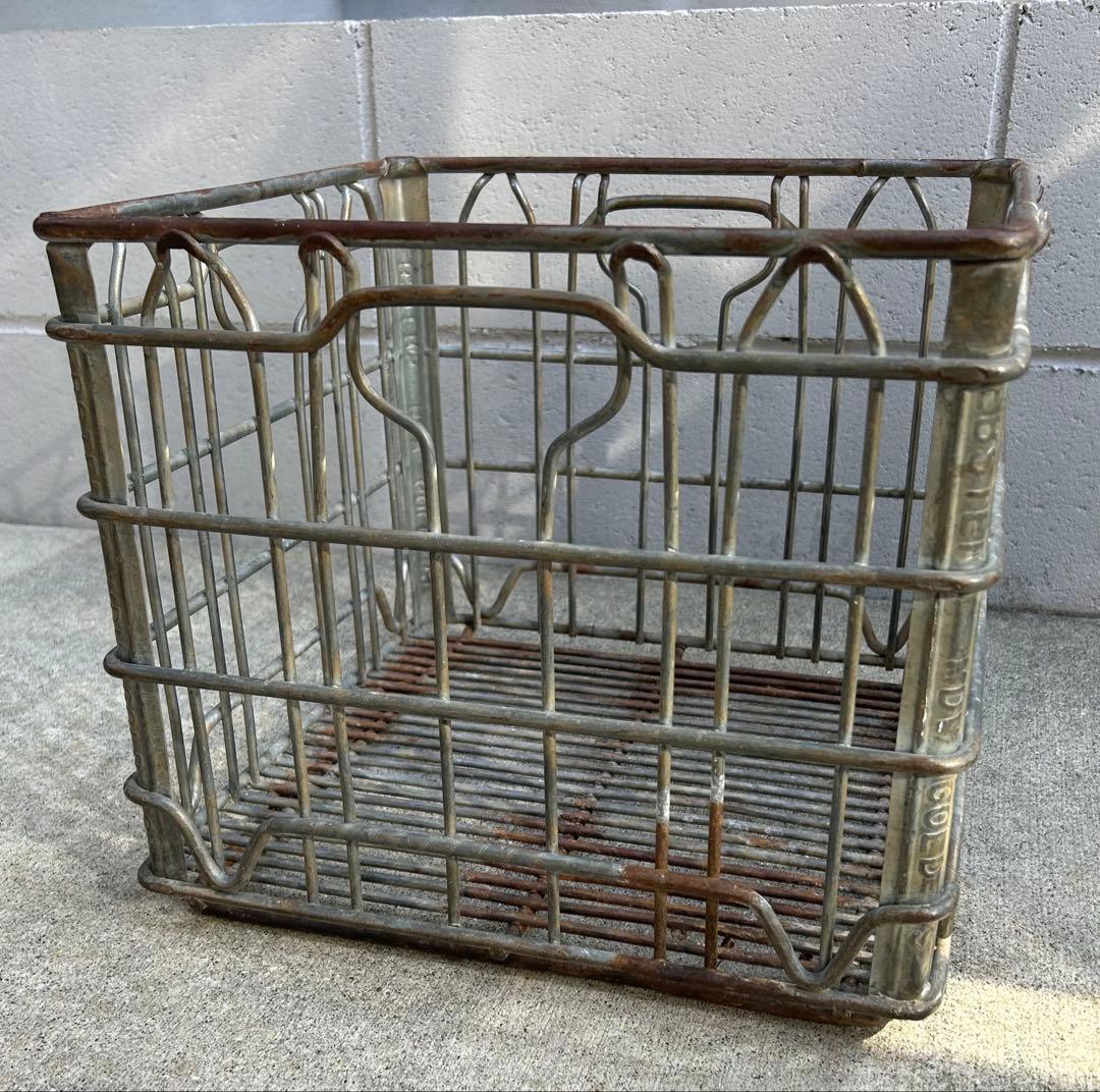 ヴィンテージ ワイヤークレート ミルククレート