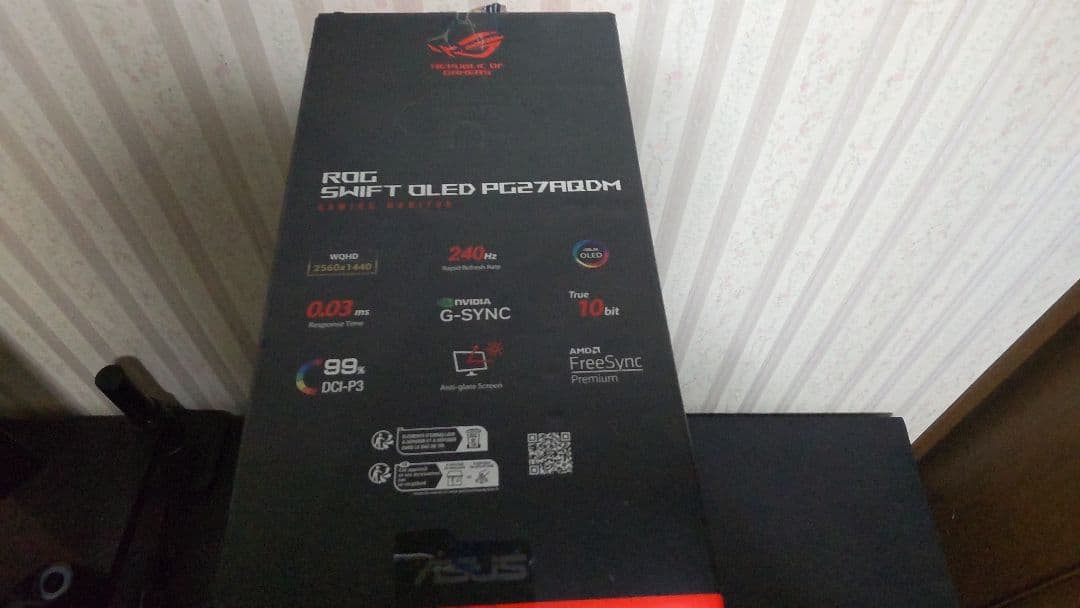 ディスプレイ・モニター本体 ROG Swift OLED PG27AQDM